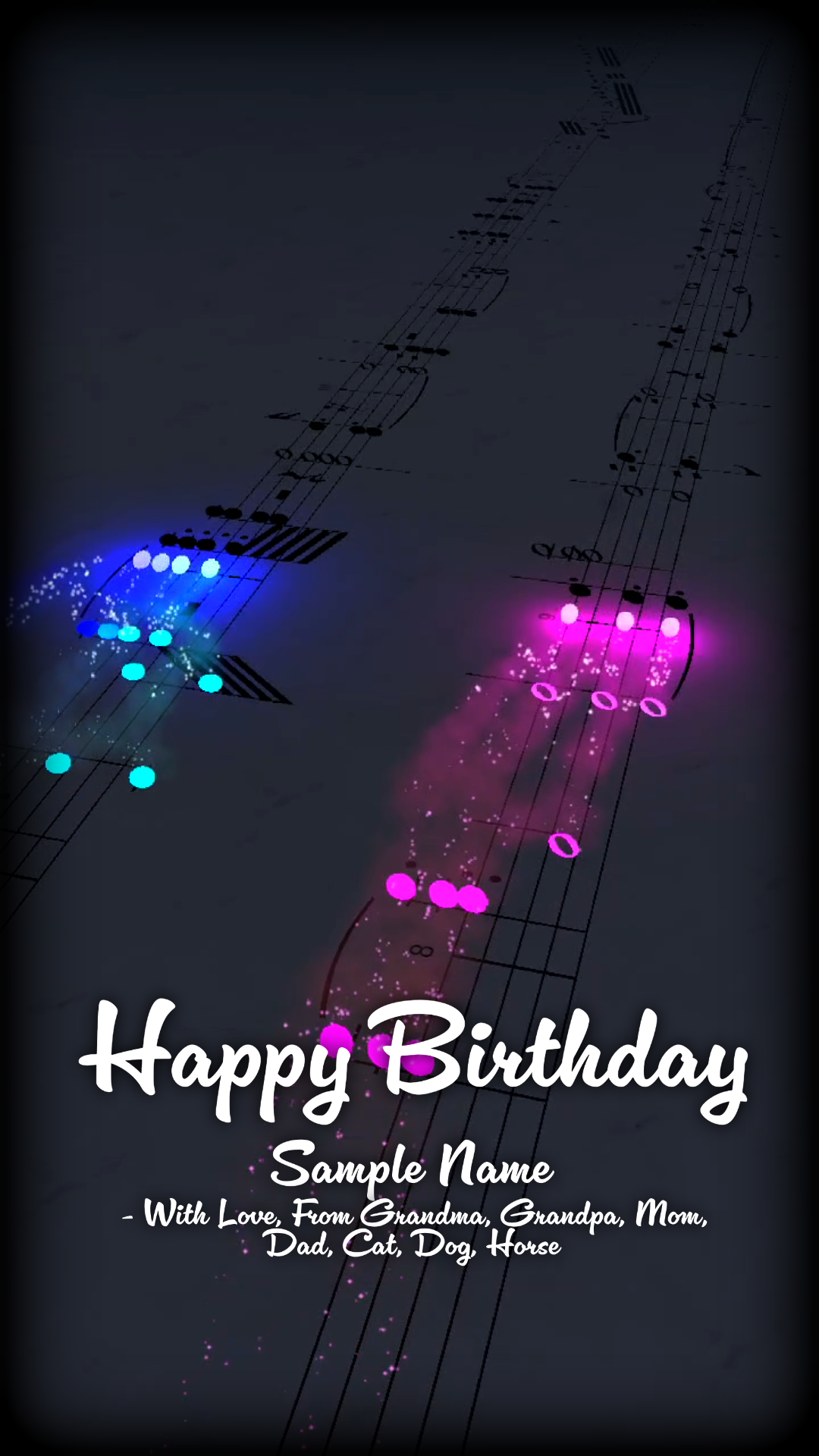 🎉 Personalized Custom Happy Birthday Video