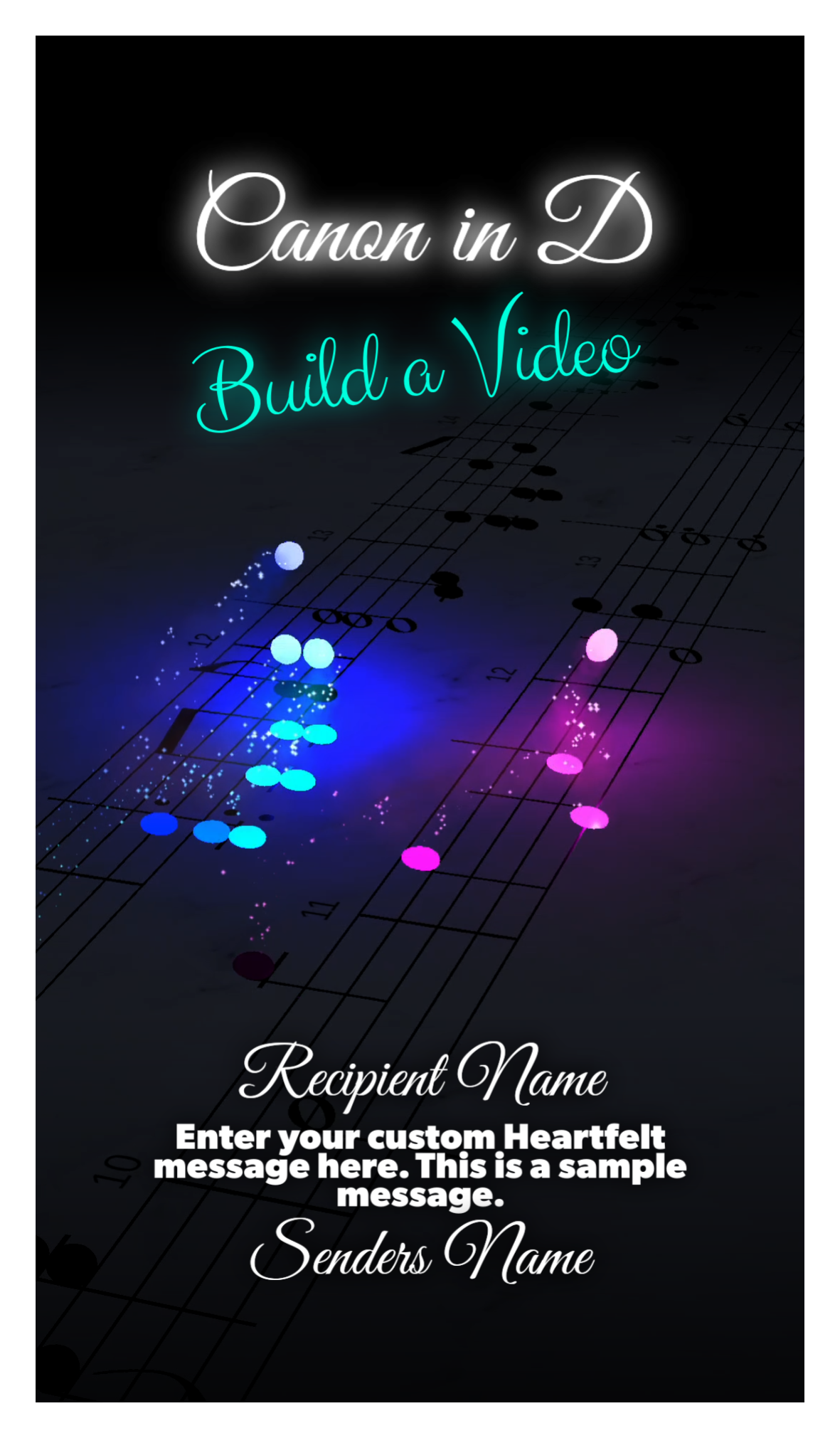 Signature Collection: Build a Video - Canon in D ($40.00)