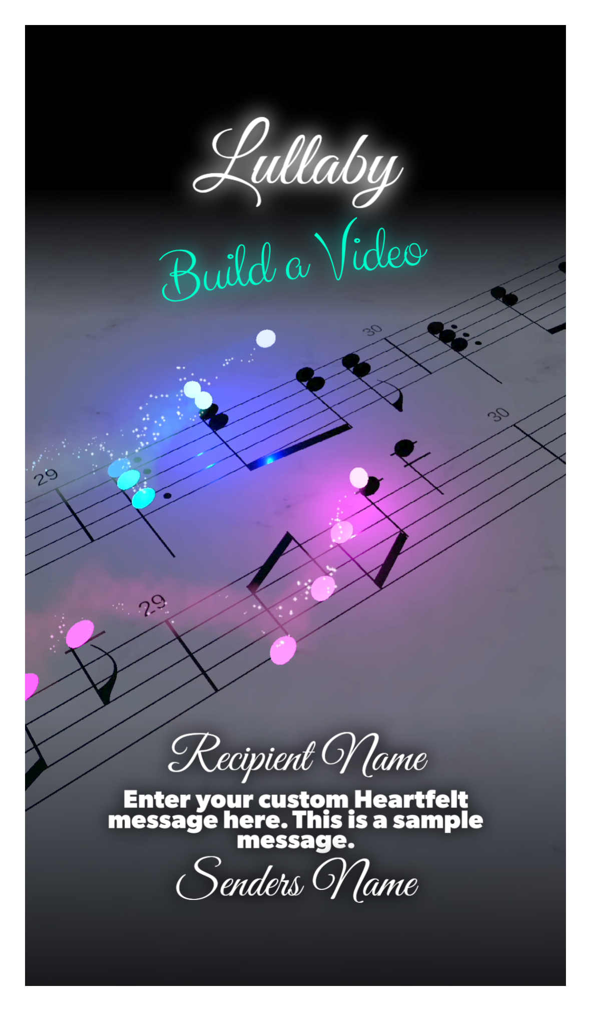 Signature Collection: Build a Video - Brahms Lullaby ($40.00)