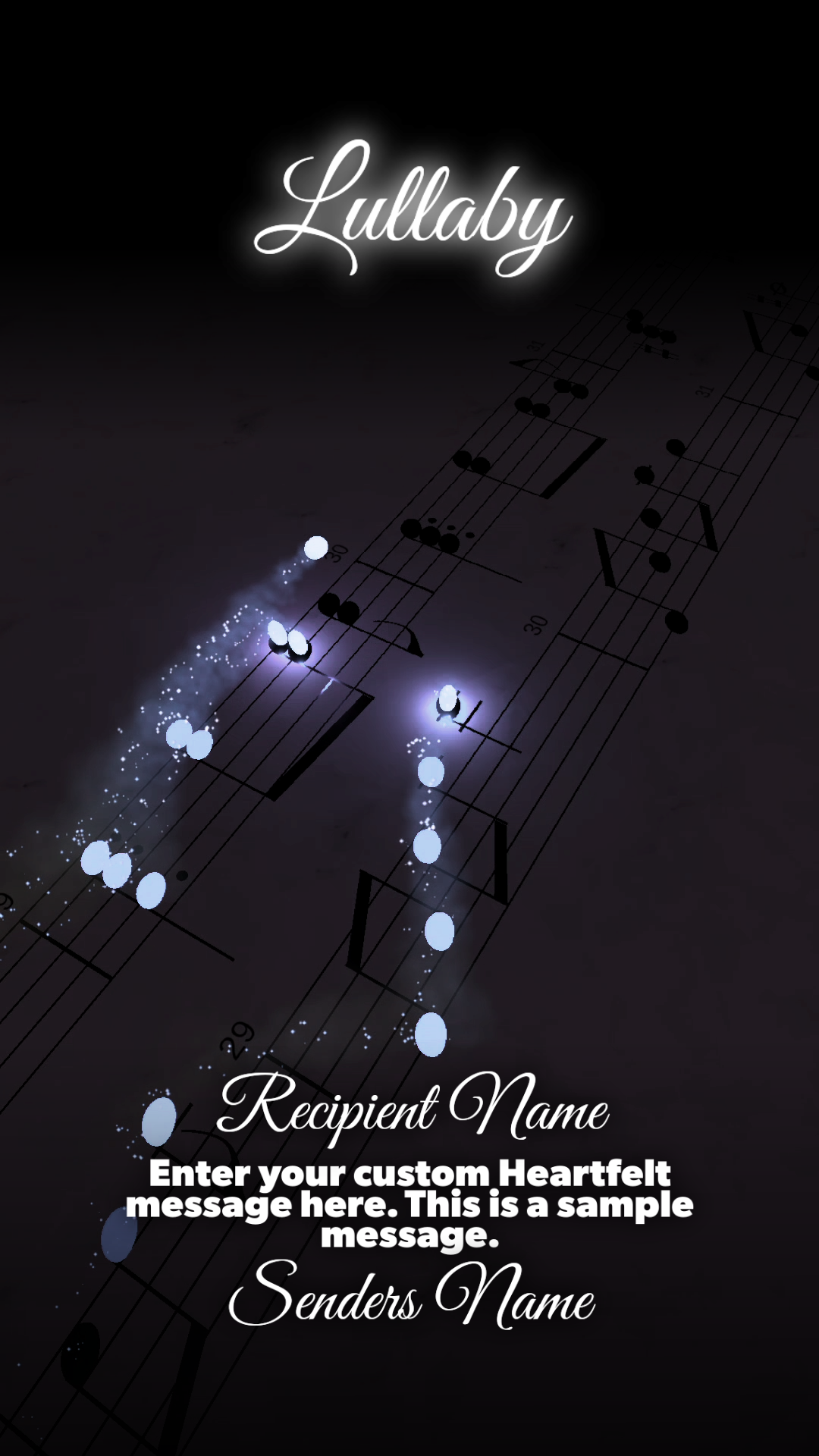 Signature Collection: Build a Video - Brahms Lullaby ($40.00)