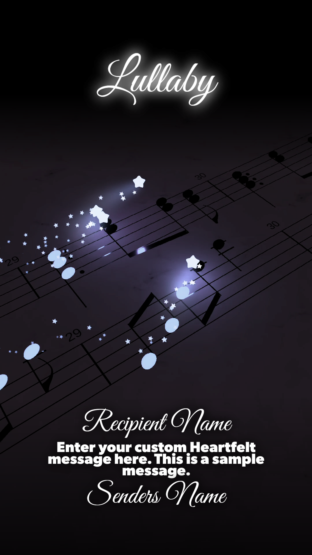 Signature Collection: Build a Video - Brahms Lullaby ($40.00)