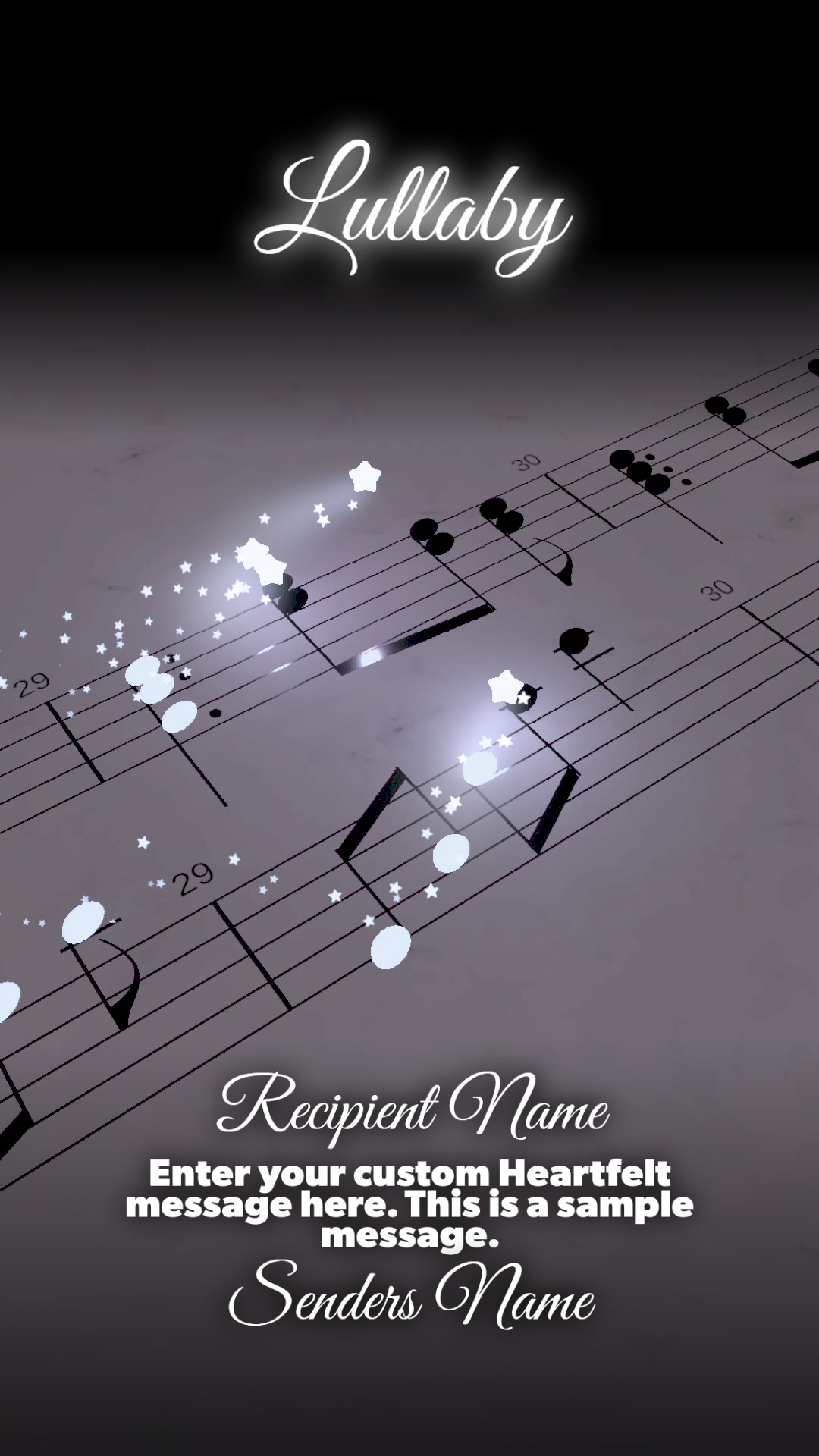 Signature Collection: Build a Video - Brahms Lullaby ($40.00)