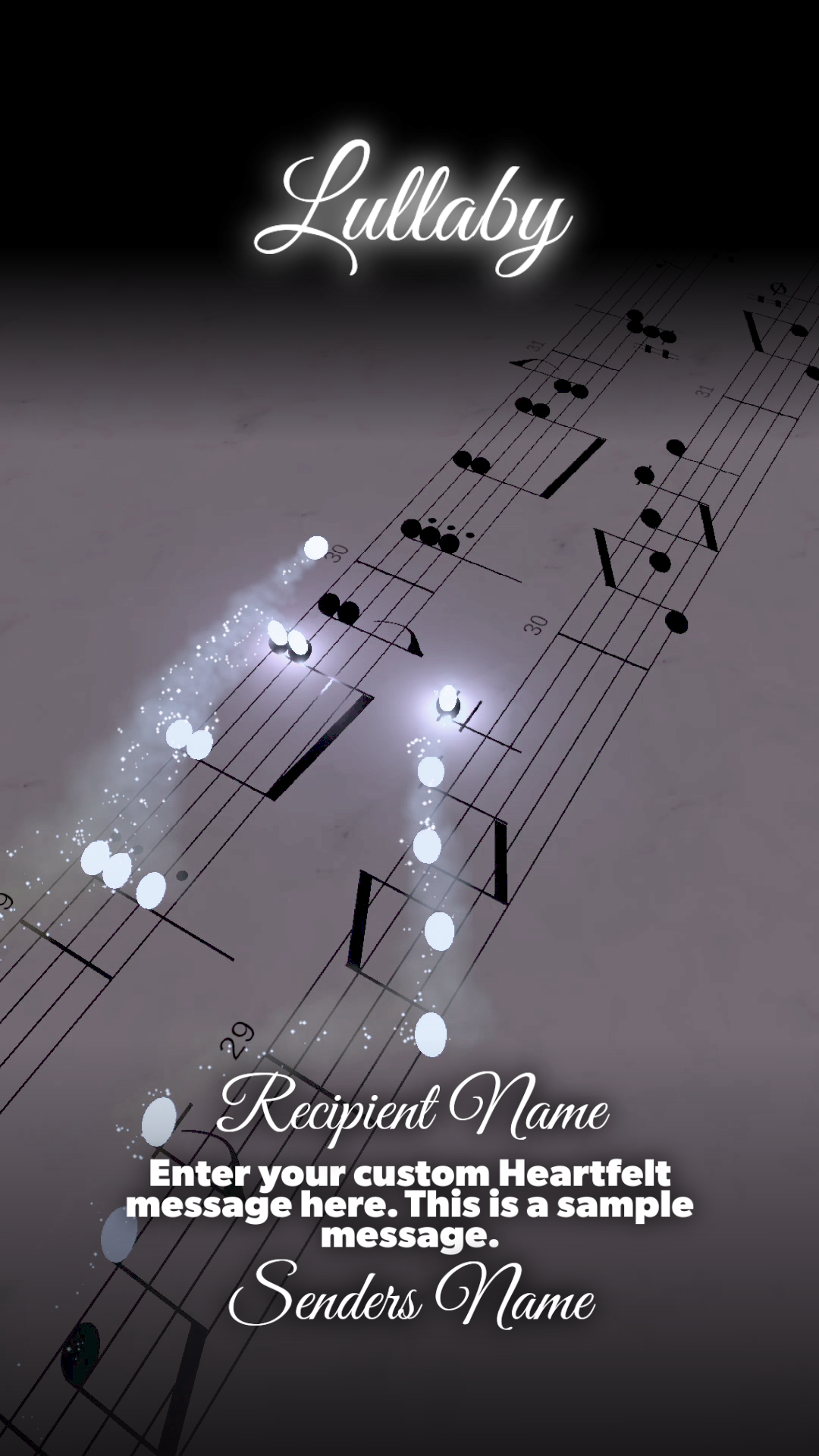 Signature Collection: Build a Video - Brahms Lullaby ($40.00)