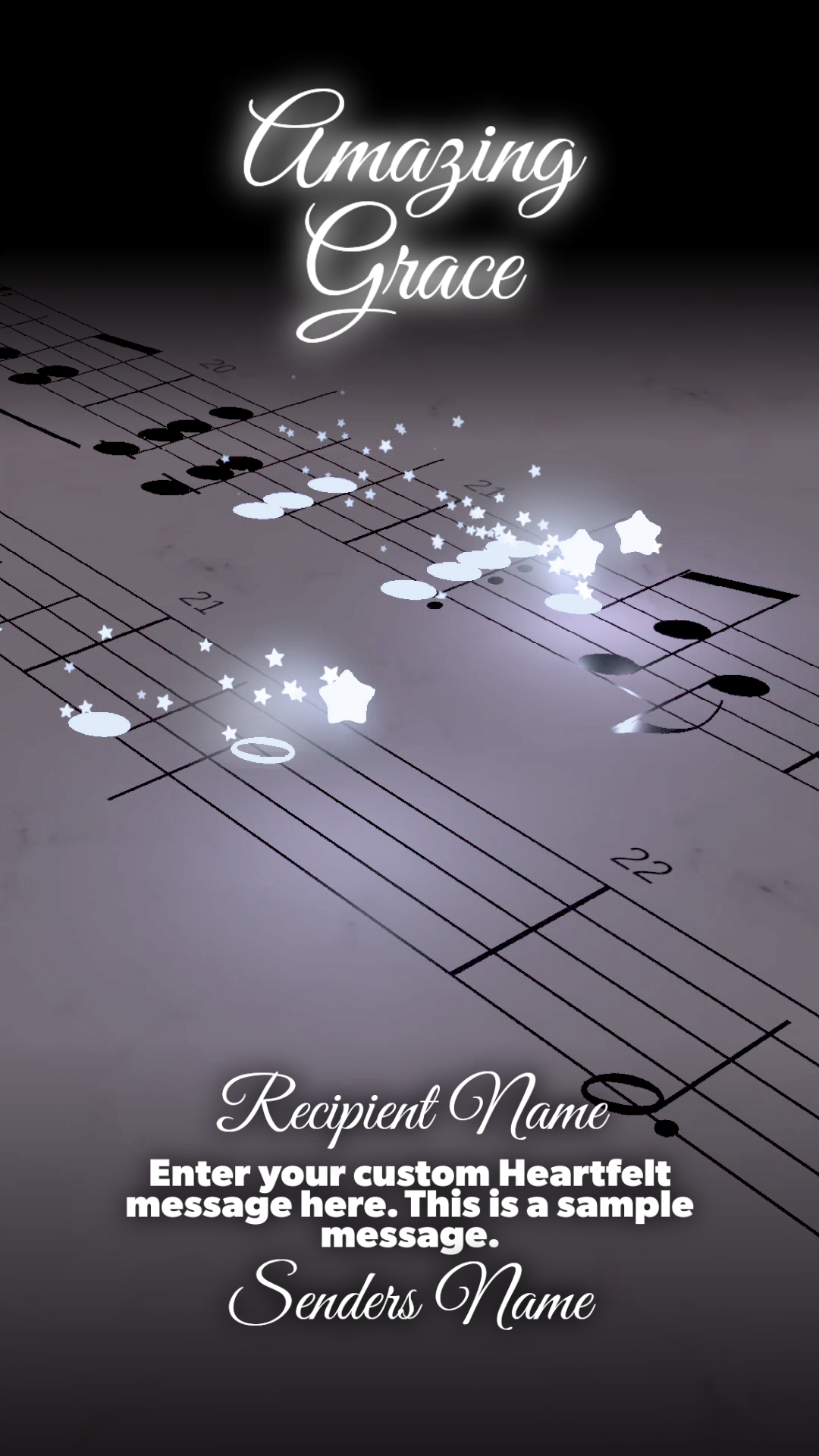 Signature Collection: Build a Video - Amazing Grace ($40.00)