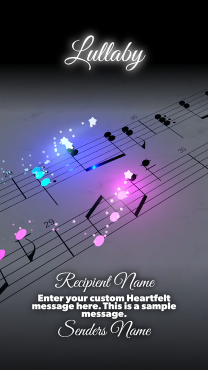 Signature Collection: Build a Video - Brahms Lullaby ($40.00)