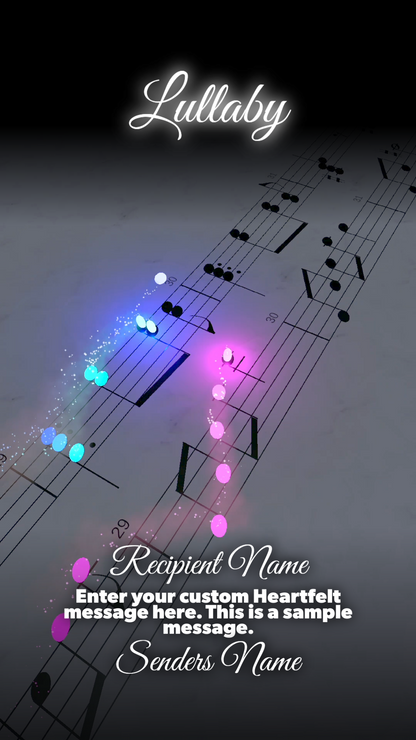 Signature Collection: Build a Video - Brahms Lullaby ($40.00)