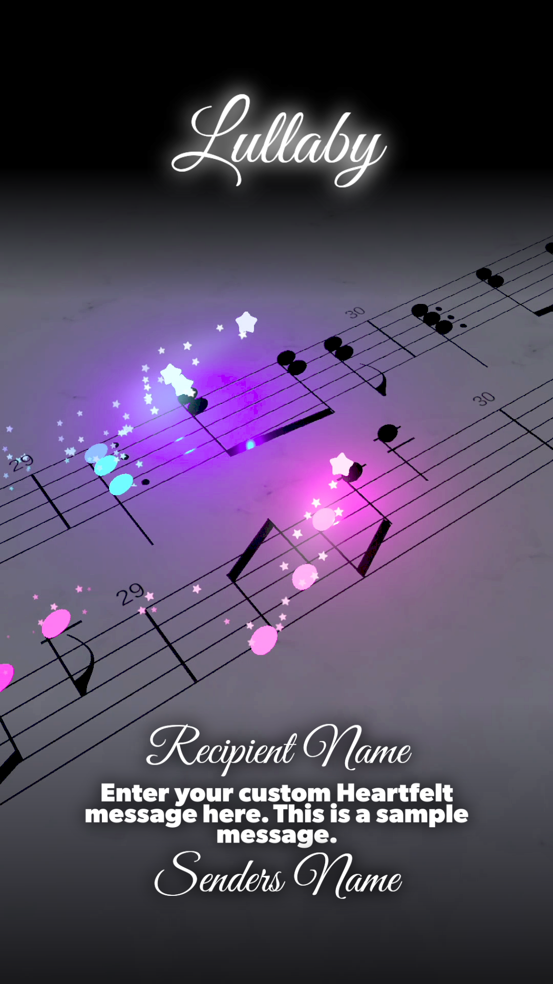 Signature Collection: Build a Video - Brahms Lullaby ($40.00)