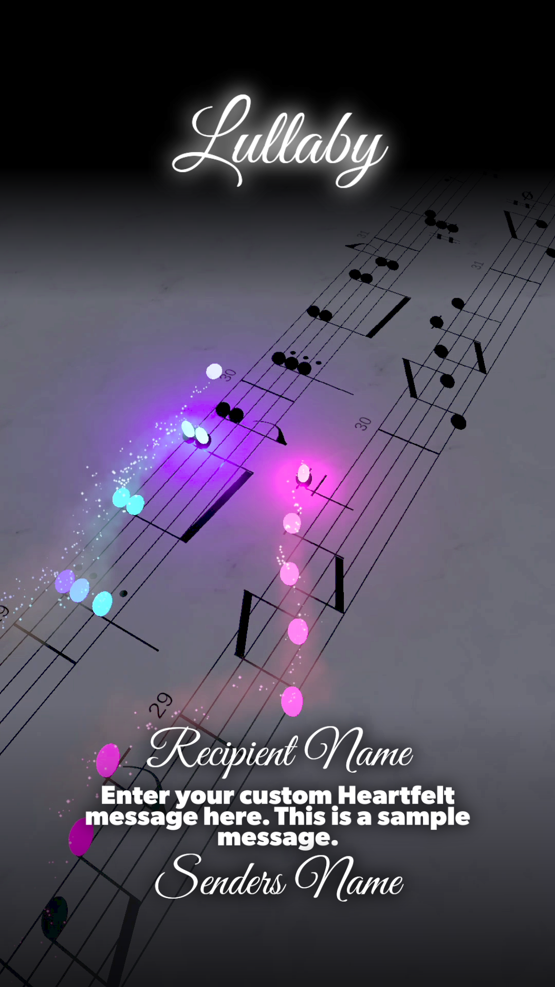 Signature Collection: Build a Video - Brahms Lullaby ($40.00)