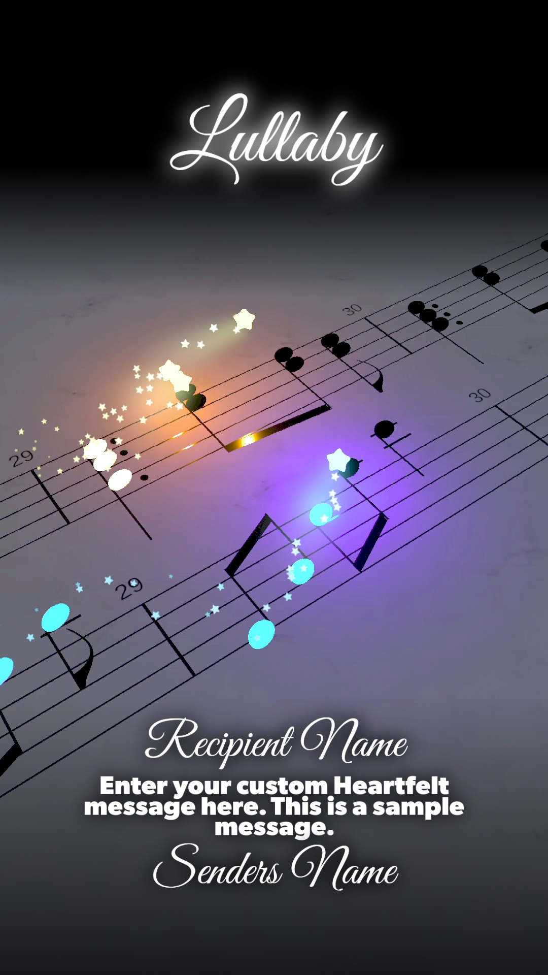 Signature Collection: Build a Video - Brahms Lullaby ($40.00)