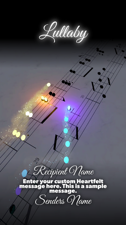 Signature Collection: Build a Video - Brahms Lullaby ($40.00)