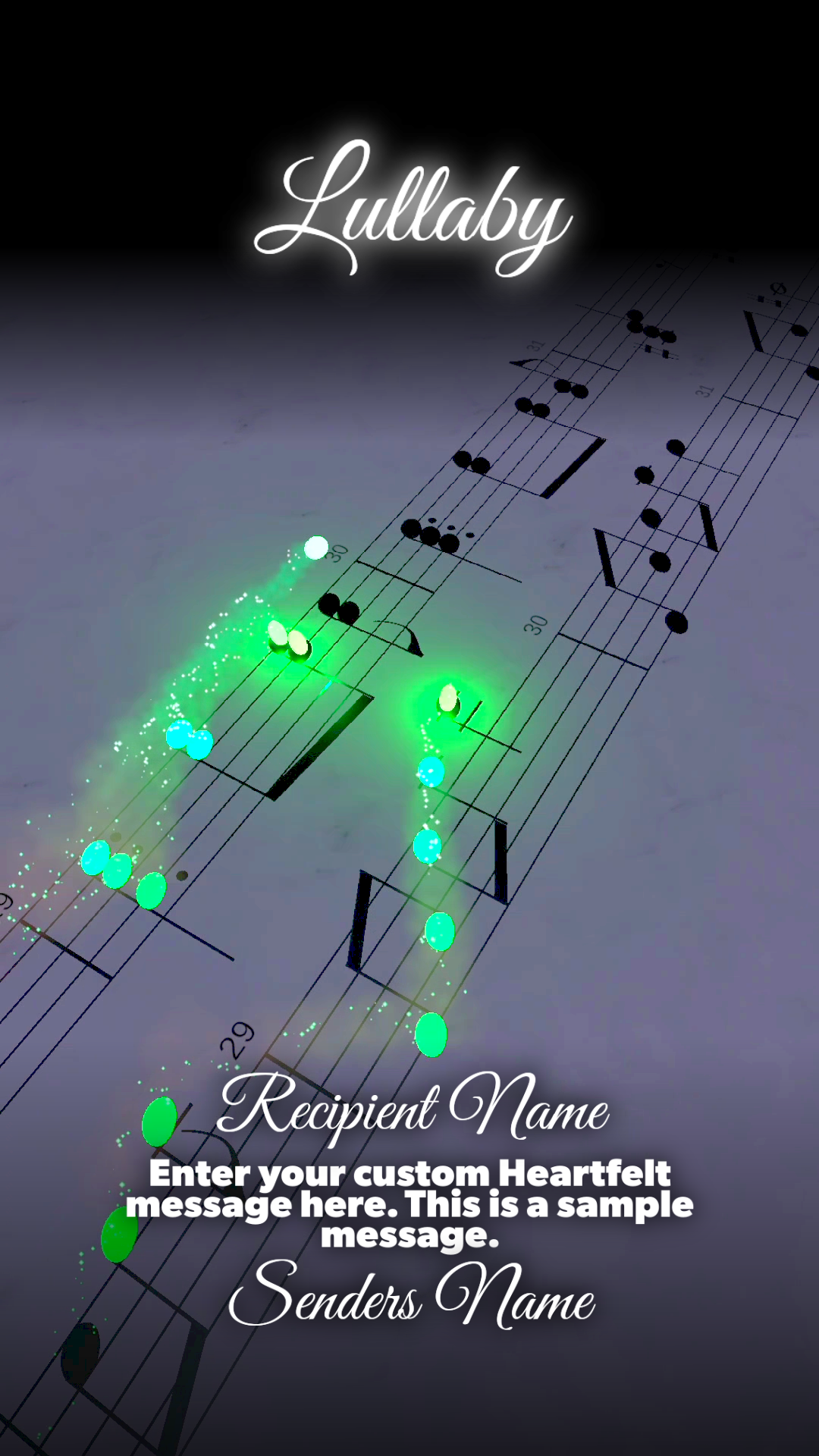 Signature Collection: Build a Video - Brahms Lullaby ($40.00)