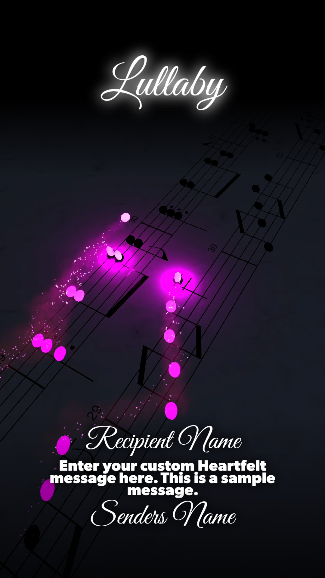 Signature Collection: Build a Video - Brahms Lullaby ($40.00)