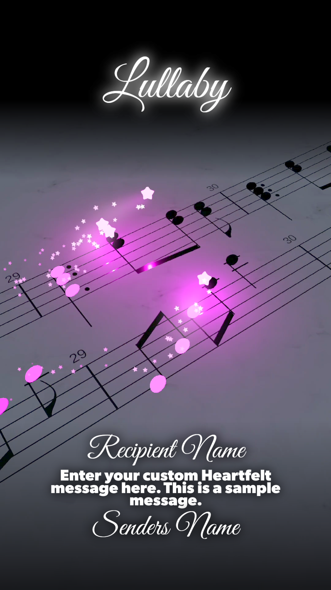Signature Collection: Build a Video - Brahms Lullaby ($40.00)