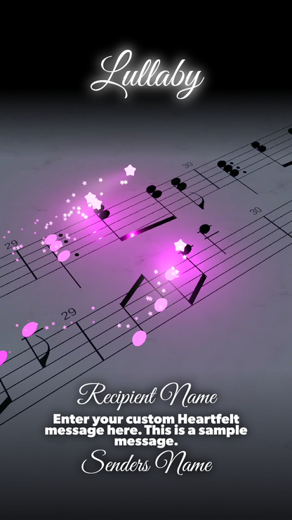 Signature Collection: Build a Video - Brahms Lullaby ($40.00)