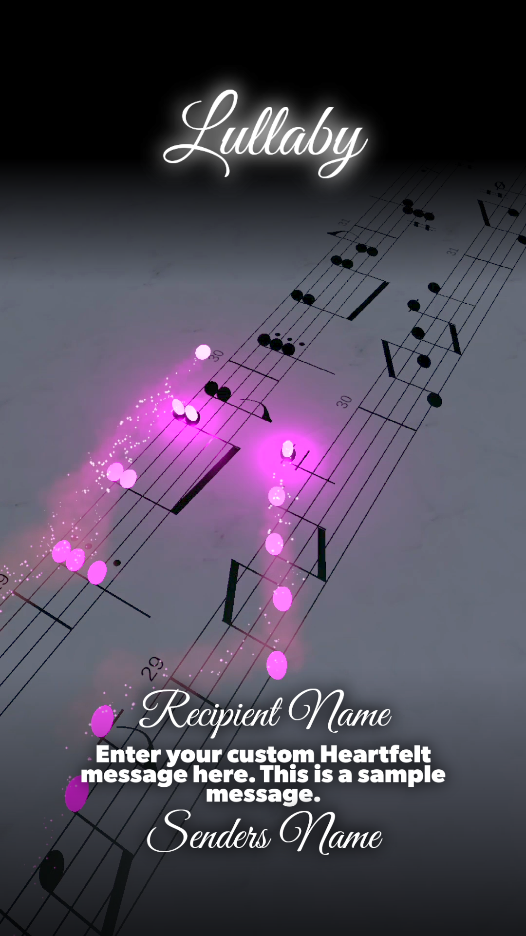 Signature Collection: Build a Video - Brahms Lullaby ($40.00)