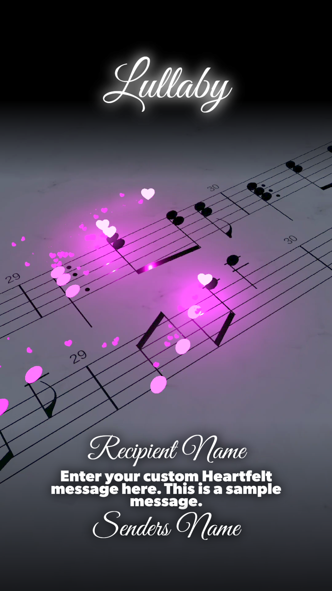 Signature Collection: Build a Video - Brahms Lullaby ($40.00)