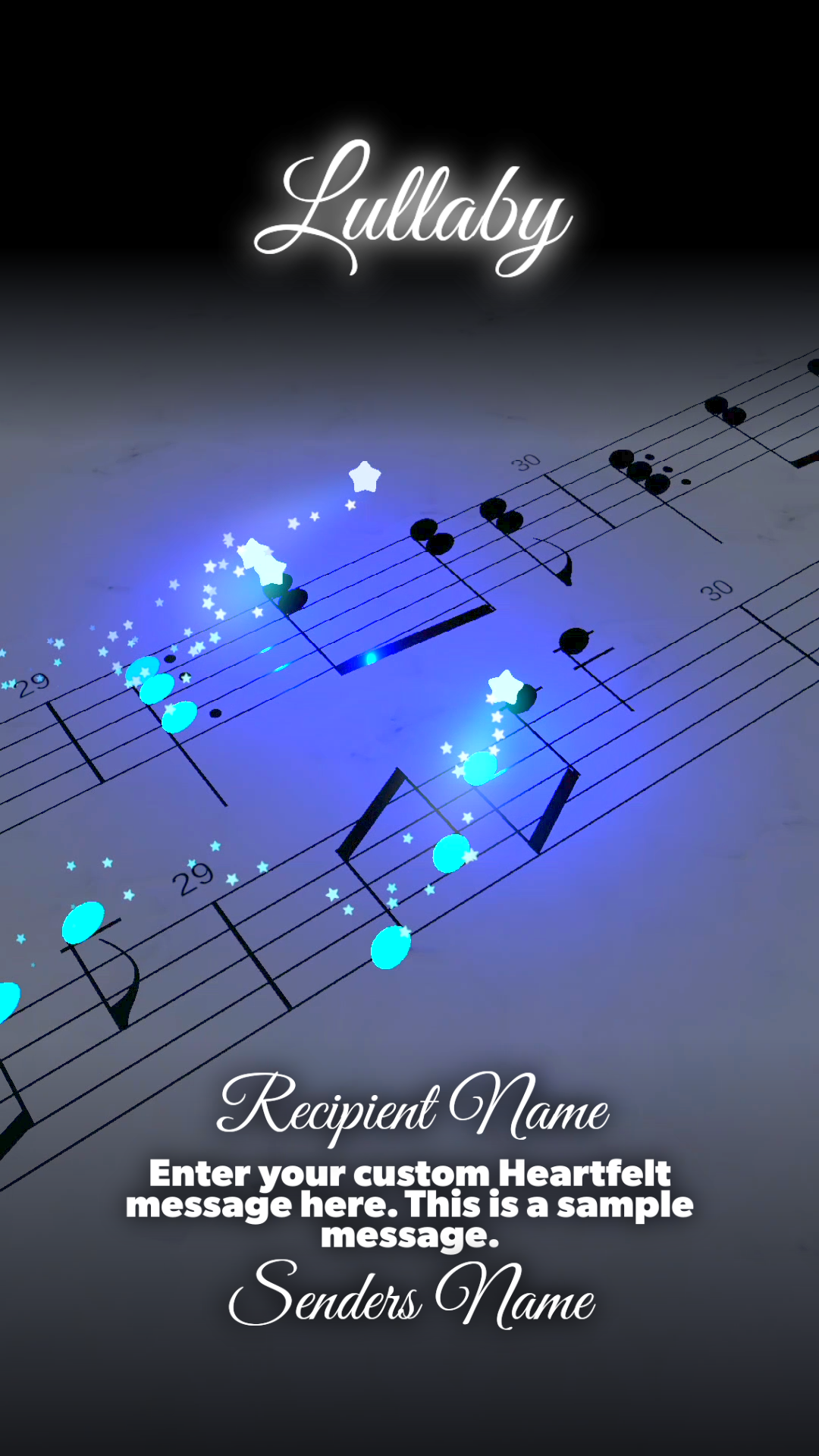 Signature Collection: Build a Video - Brahms Lullaby ($40.00)