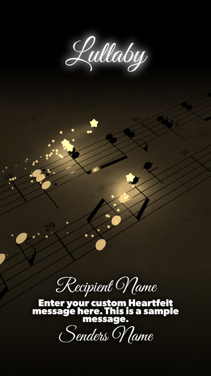 Signature Collection: Build a Video - Brahms Lullaby ($40.00)