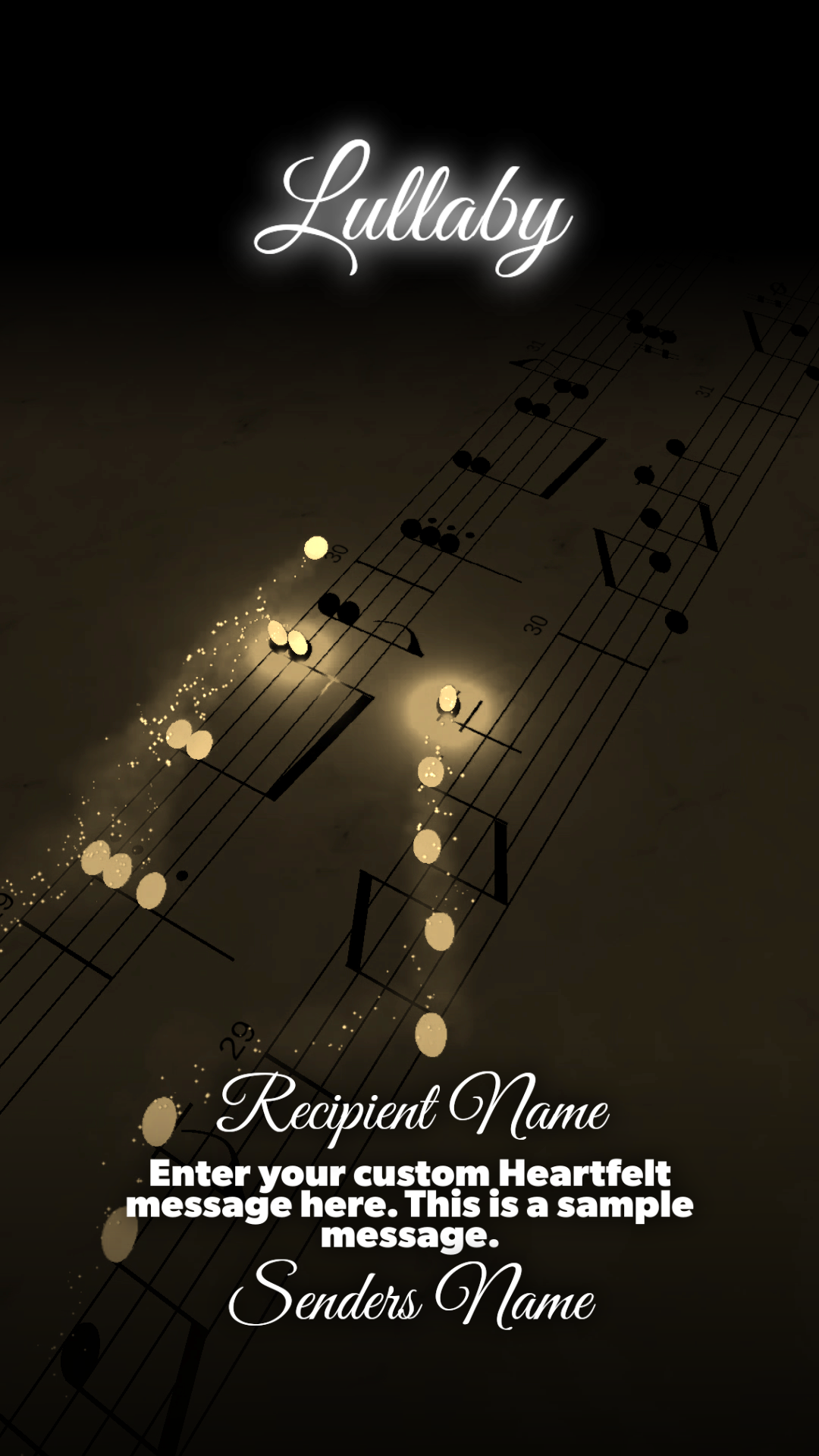 Signature Collection: Build a Video - Brahms Lullaby ($40.00)