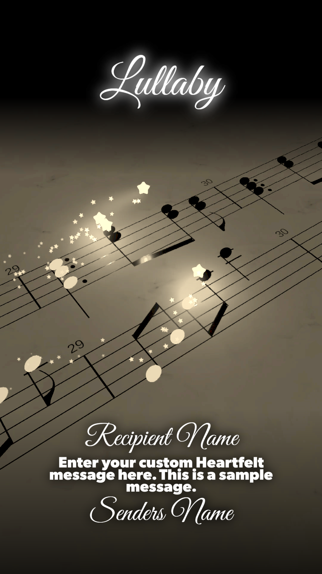Signature Collection: Build a Video - Brahms Lullaby ($40.00)